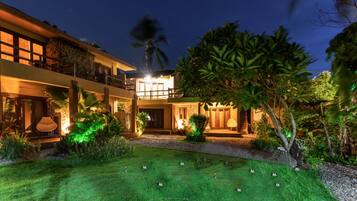 Front of property – evening/night