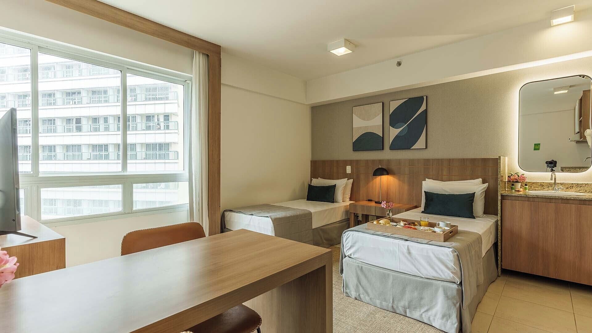 superior twin room | 1 bedroom, in-room safe, desk, blackout curtains