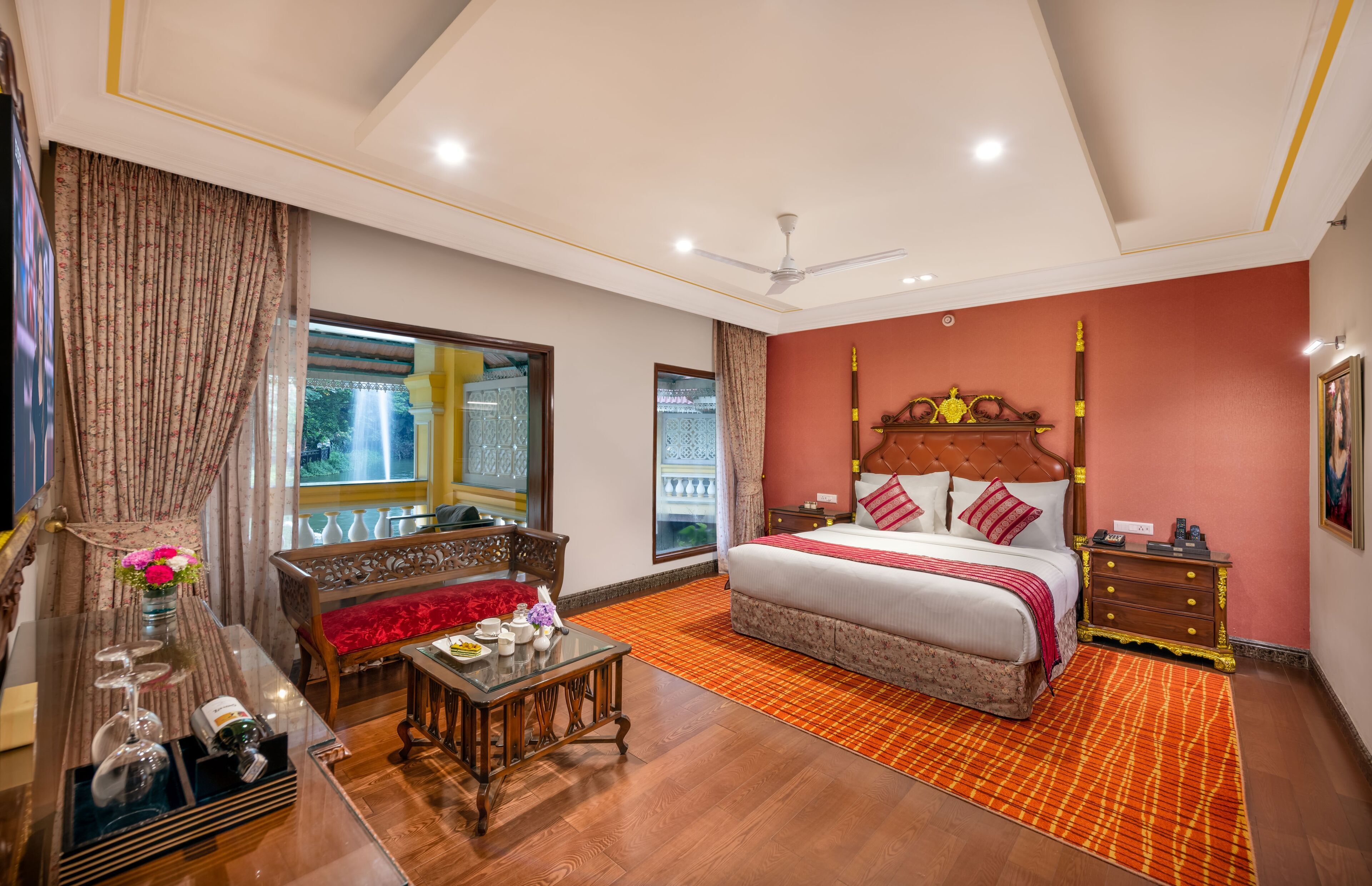 Free minibar items, in-room safe, desk, iron/ironing board