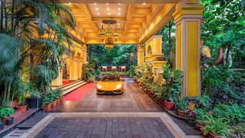 Front of property – evening/night