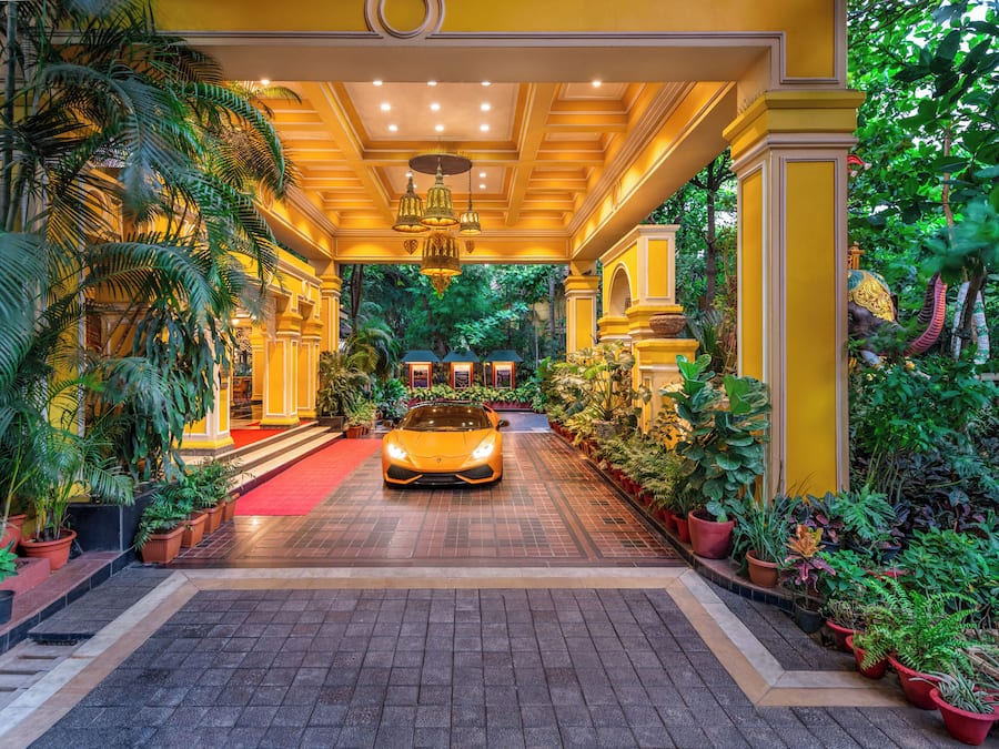 Front of property – evening/night