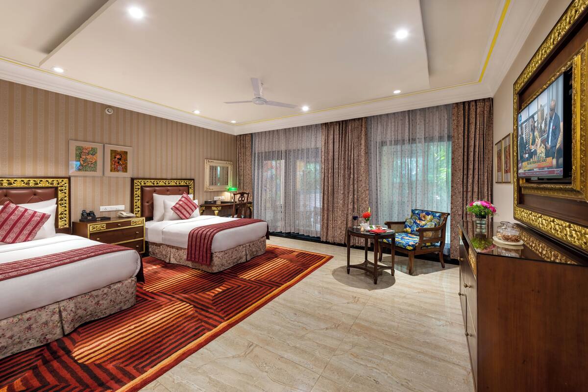 executive room ( garden facing) | free minibar items, in-room safe, desk, iron/ironing board