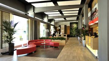Sitteområde i lobbyen