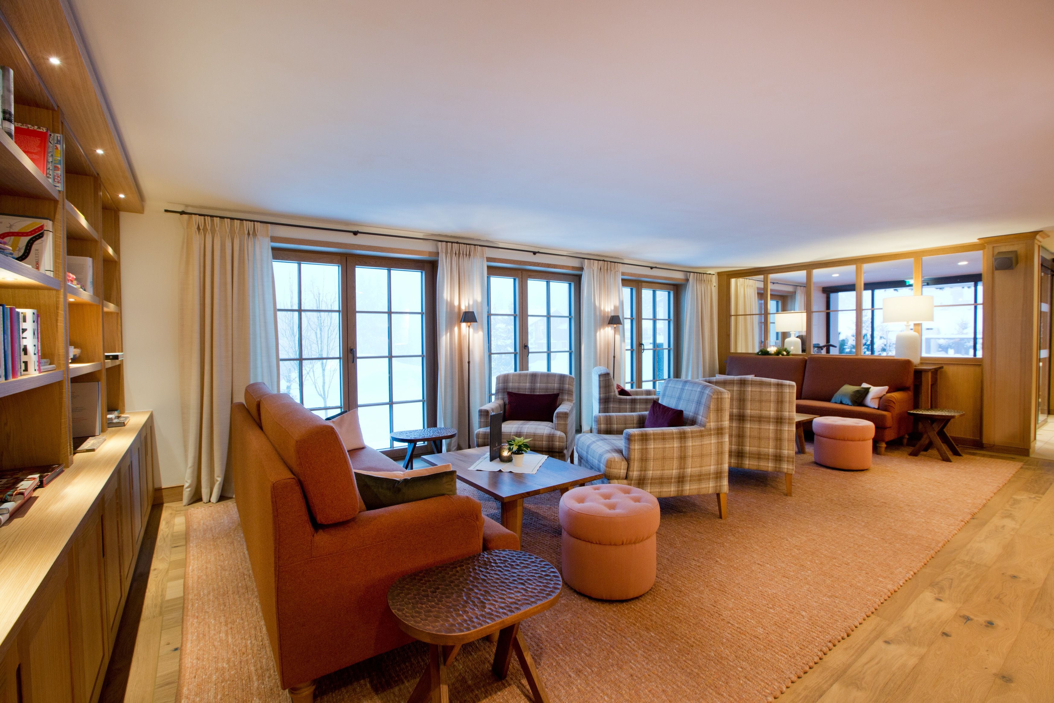 Sala de estar en el lobby