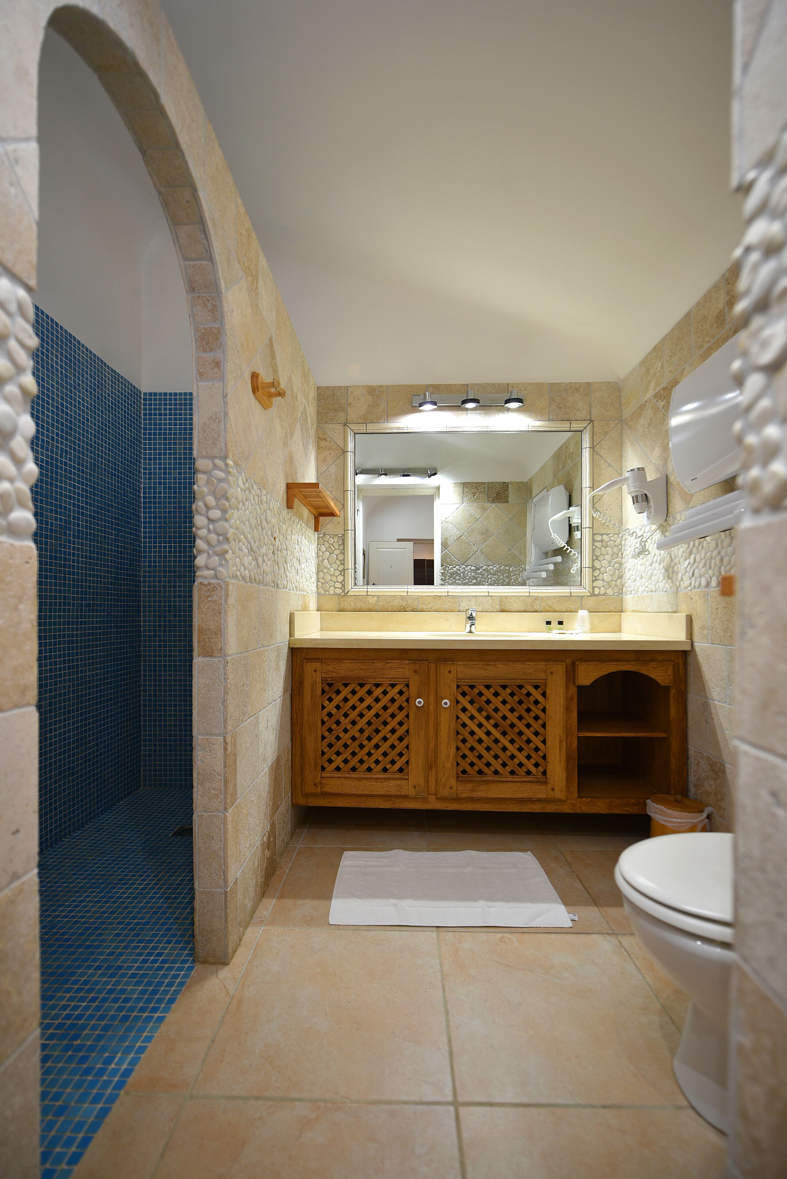 superior villa, 3 bedrooms, private pool | bathroom | hair dryer, towels