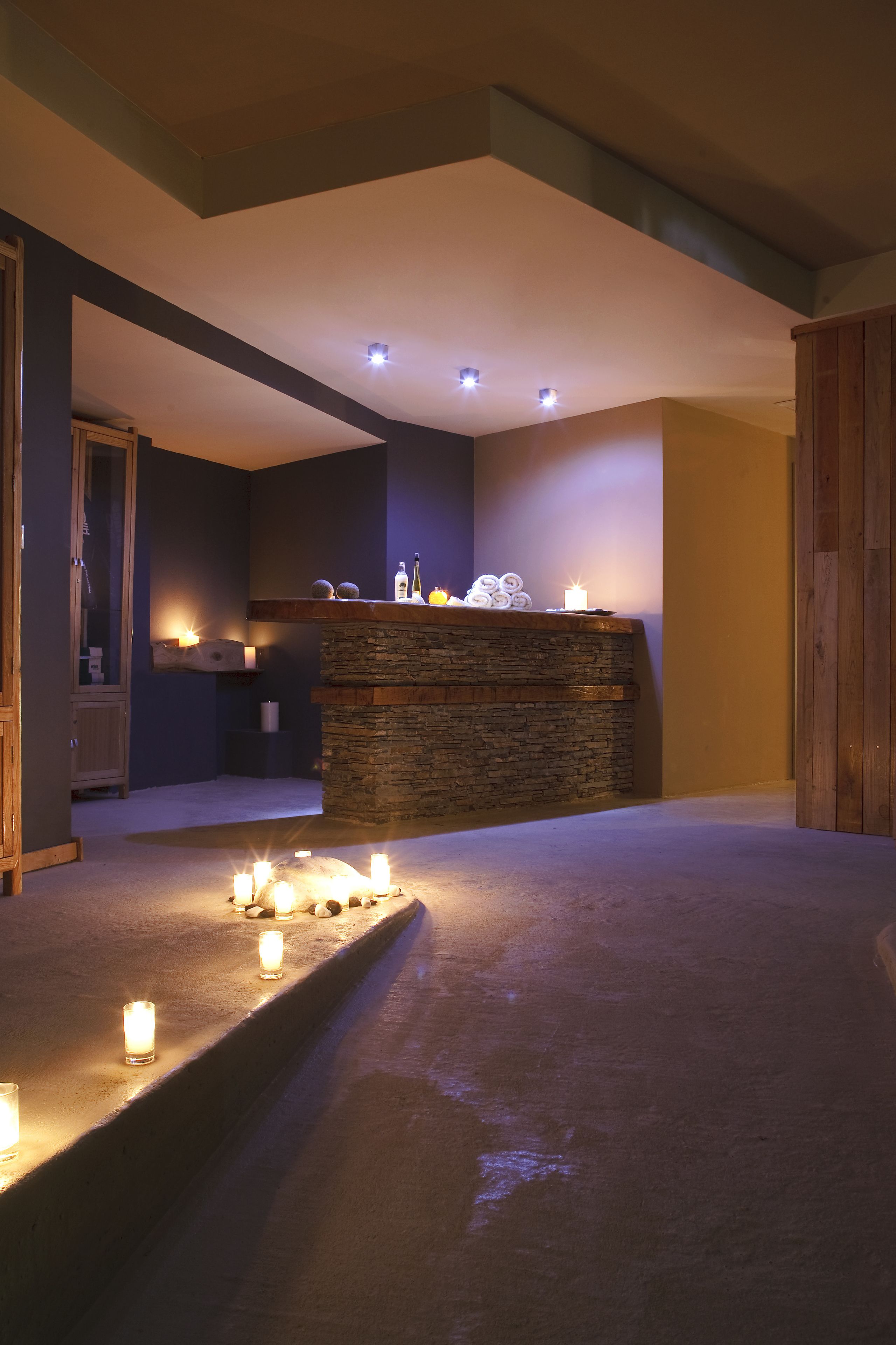 Salas de tratamiento para parejas, sauna y baño de vapor 