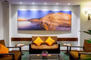 Sitteområde i lobbyen