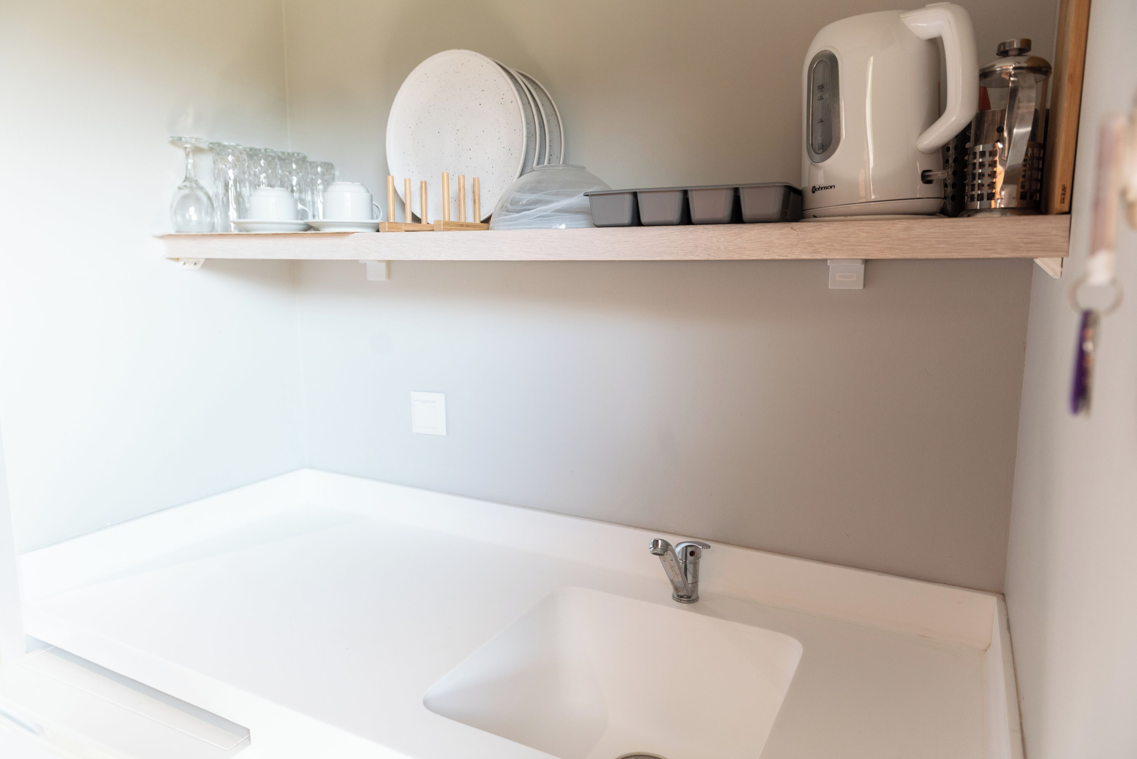 superior quadruple room | private kitchen | fridge, coffee/tea maker