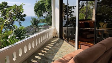 Honeymoon Room, Balcony, Ocean View | Terrace/patio