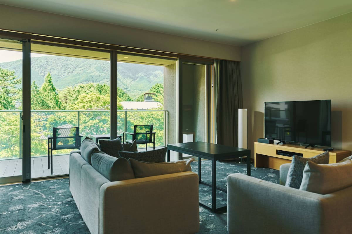 Chambre, non-fumeur, vue jardin (Western style with indoor hot spring)