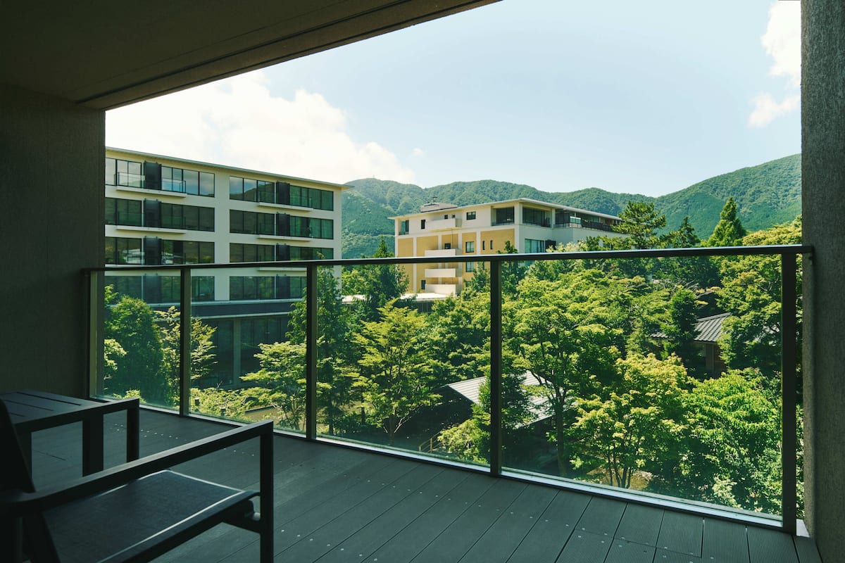 western-style room with indoor hot spring bath and garden view (2 persons max.), non smoking | view from room