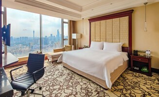 Down duvets, pillow-top beds, minibar, in-room safe