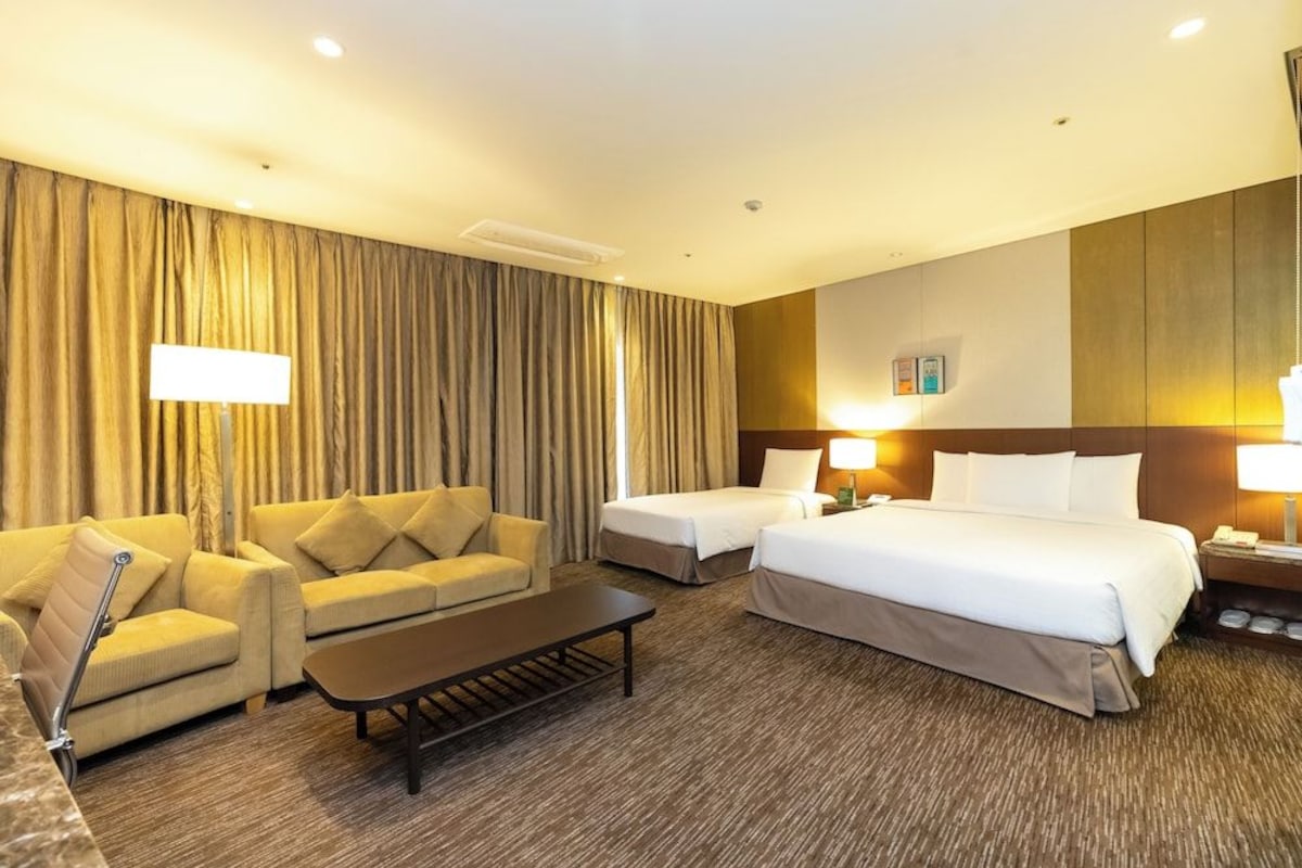 In-room safe, desk, laptop workspace, blackout drapes