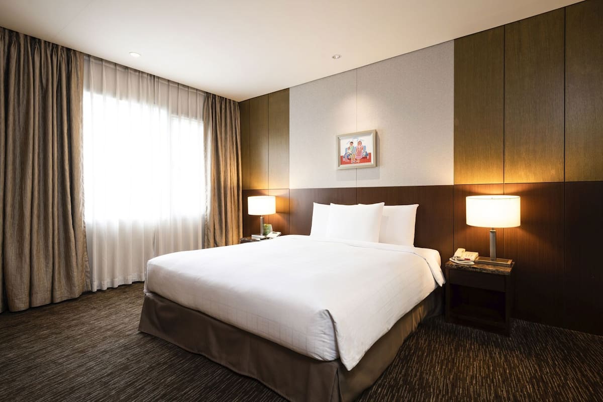 In-room safe, desk, laptop workspace, blackout curtains