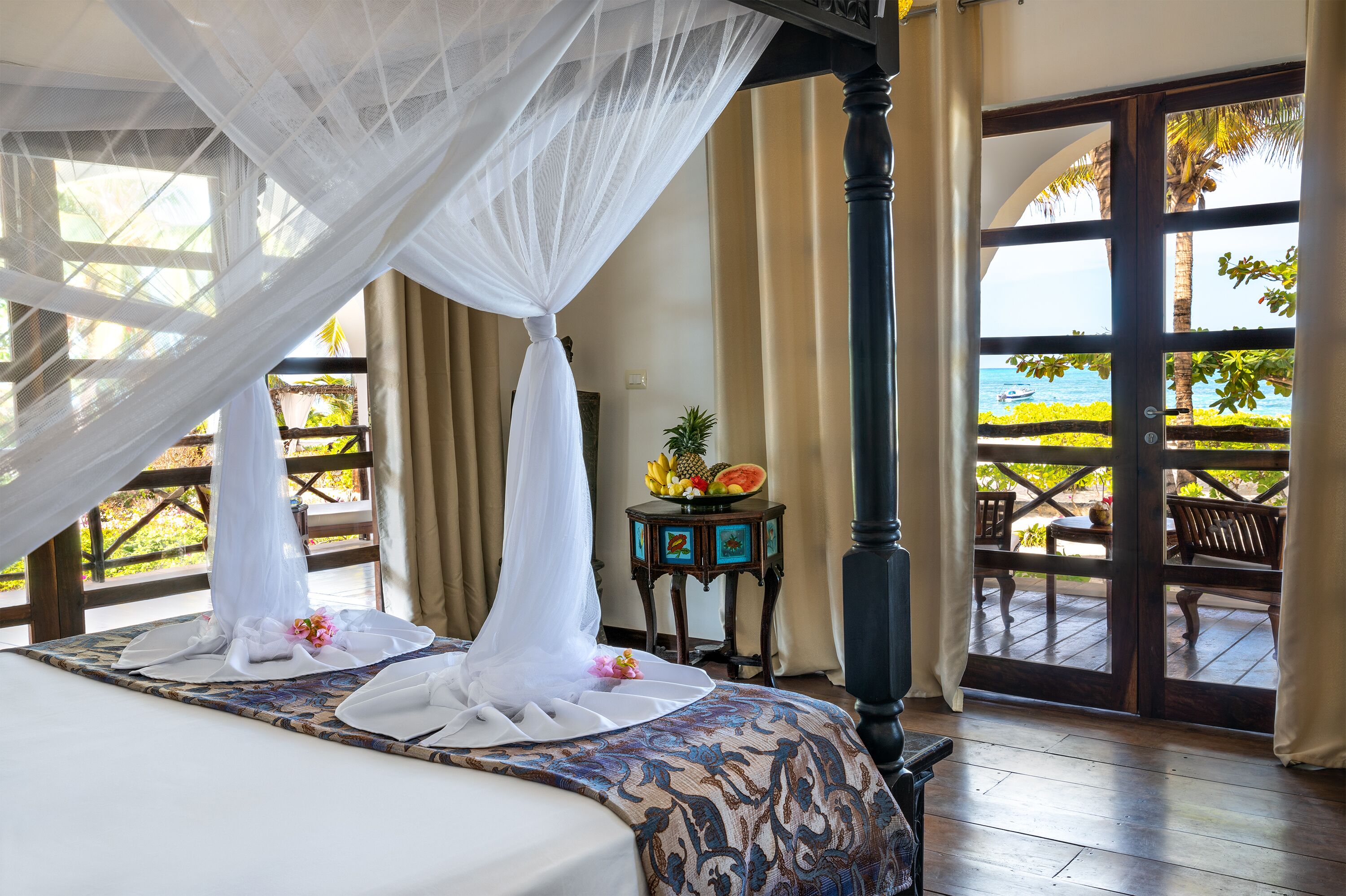 double room, ocean view | premium bedding, minibar, in-room safe, desk