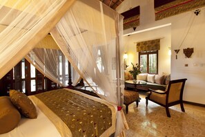 1 kamar tidur, seprai katun Mesir, seprai premium, dan minibar