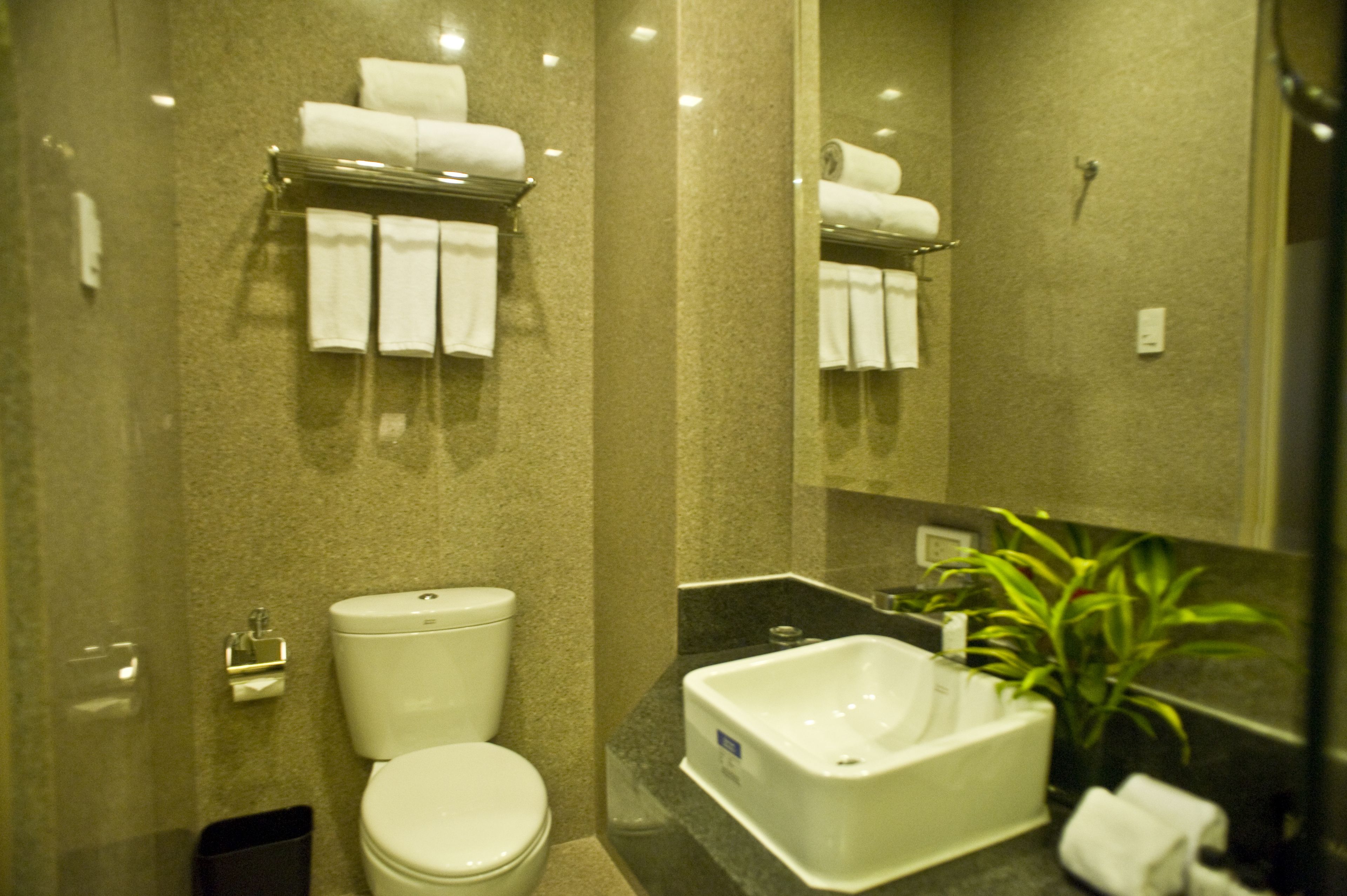 penthouse | bathroom | shower, free toiletries, hair dryer, towels