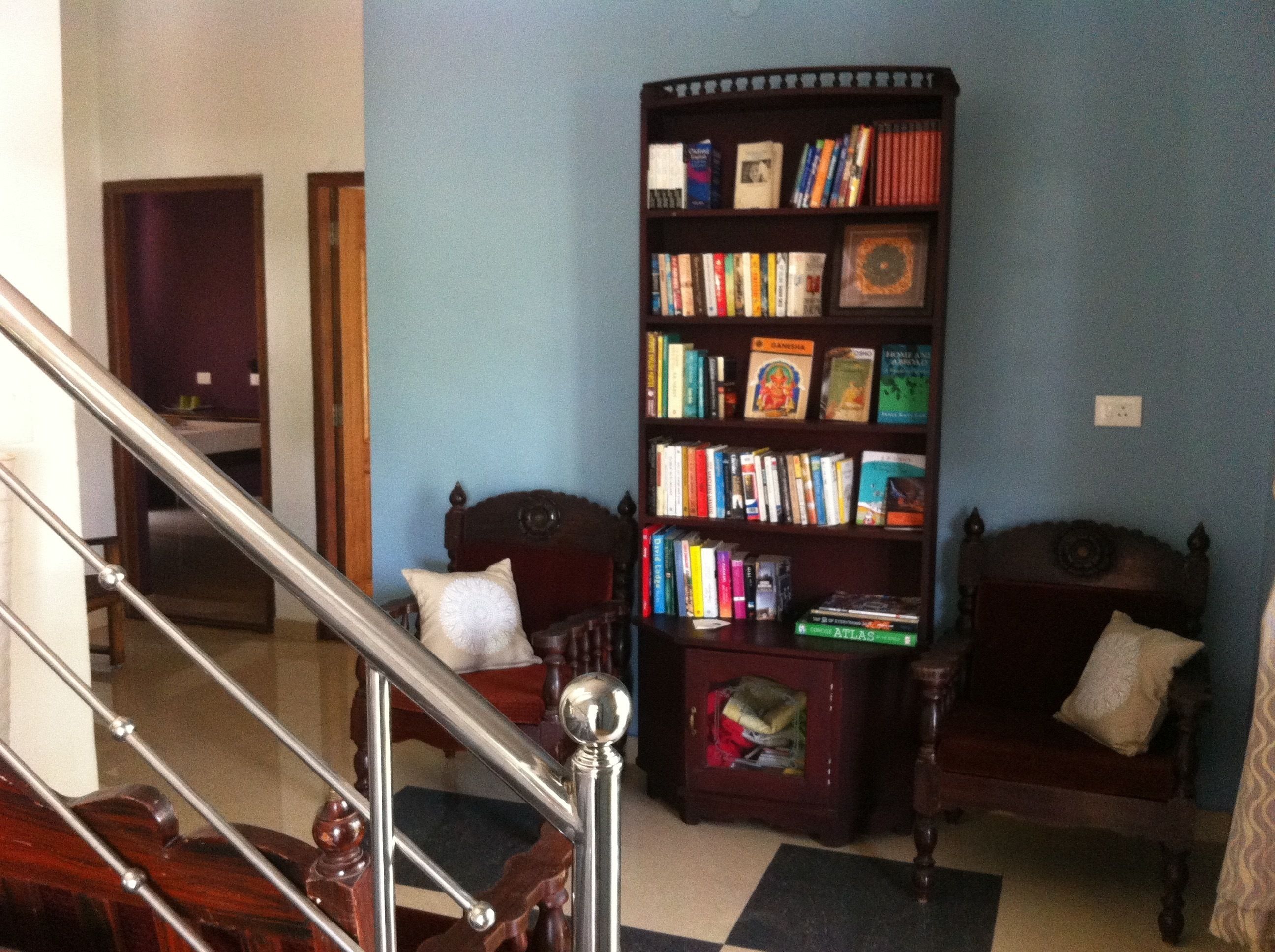Interior entrance. Good Karma Inn