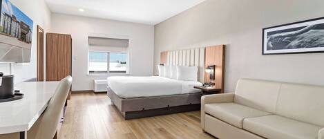 Egyptian cotton sheets, premium bedding, desk, laptop workspace