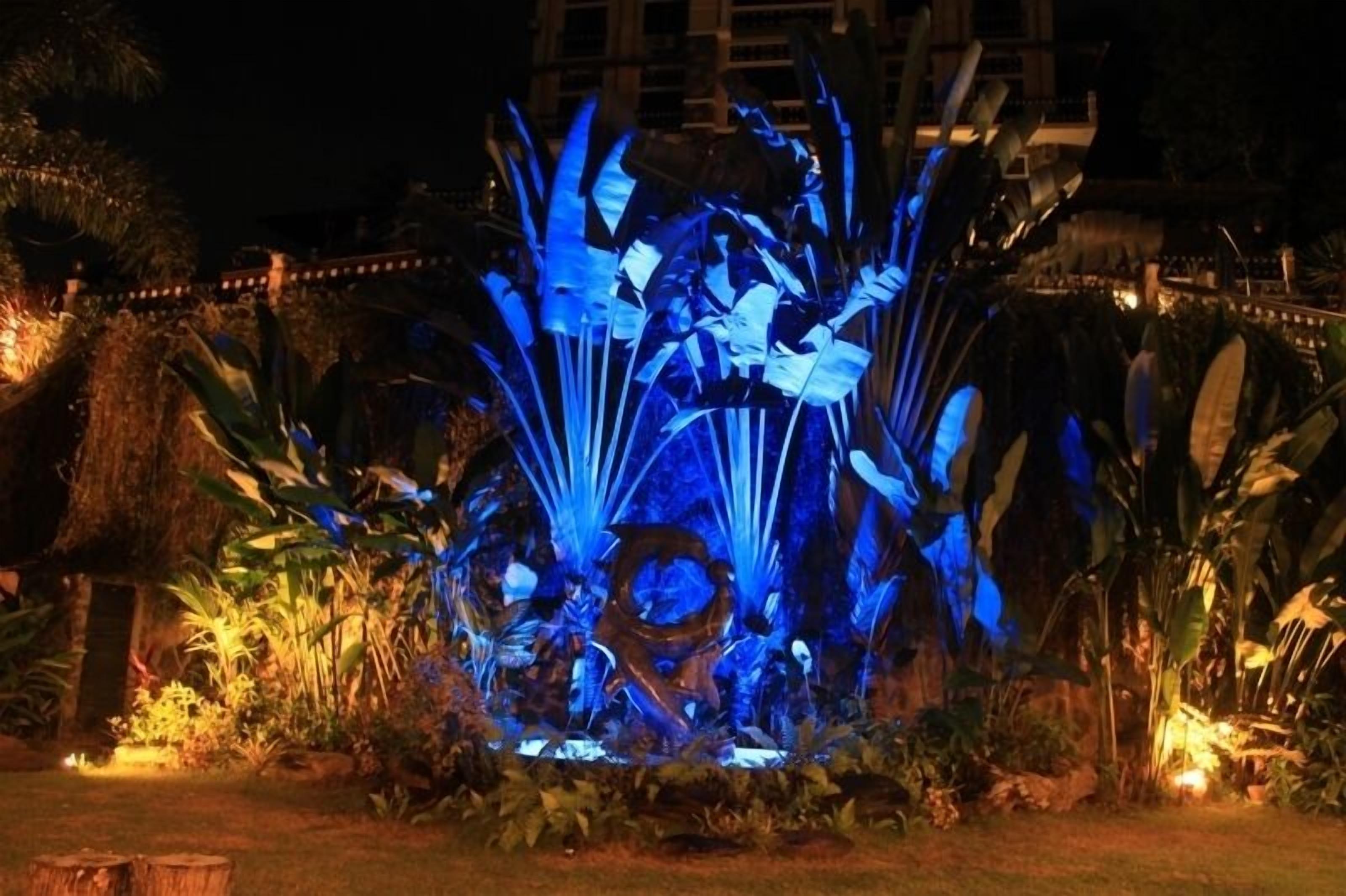 front of property – evening/night