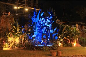 Front of property – evening/night