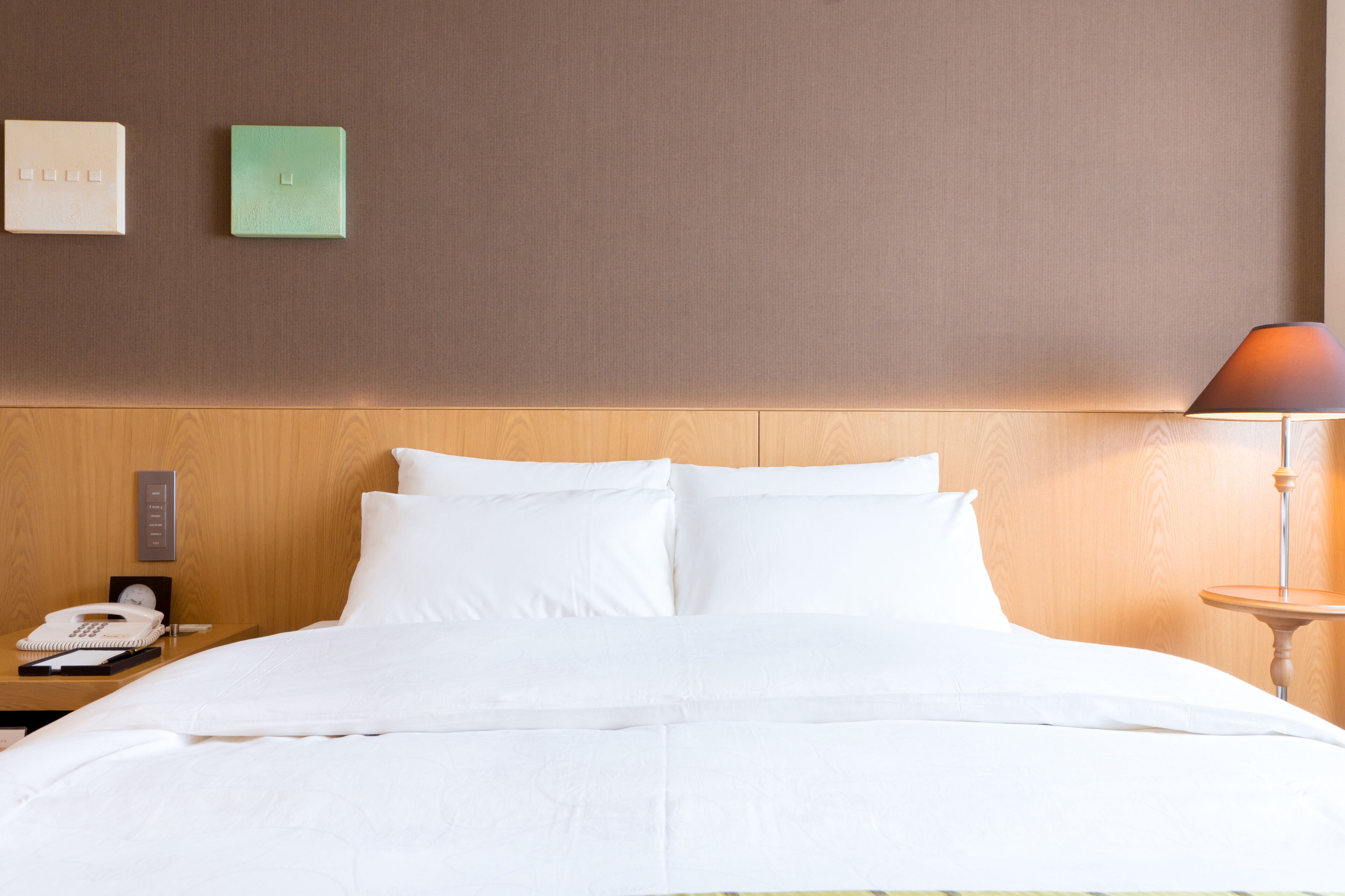 standard double room | down duvets, desk, blackout curtains, iron/ironing board