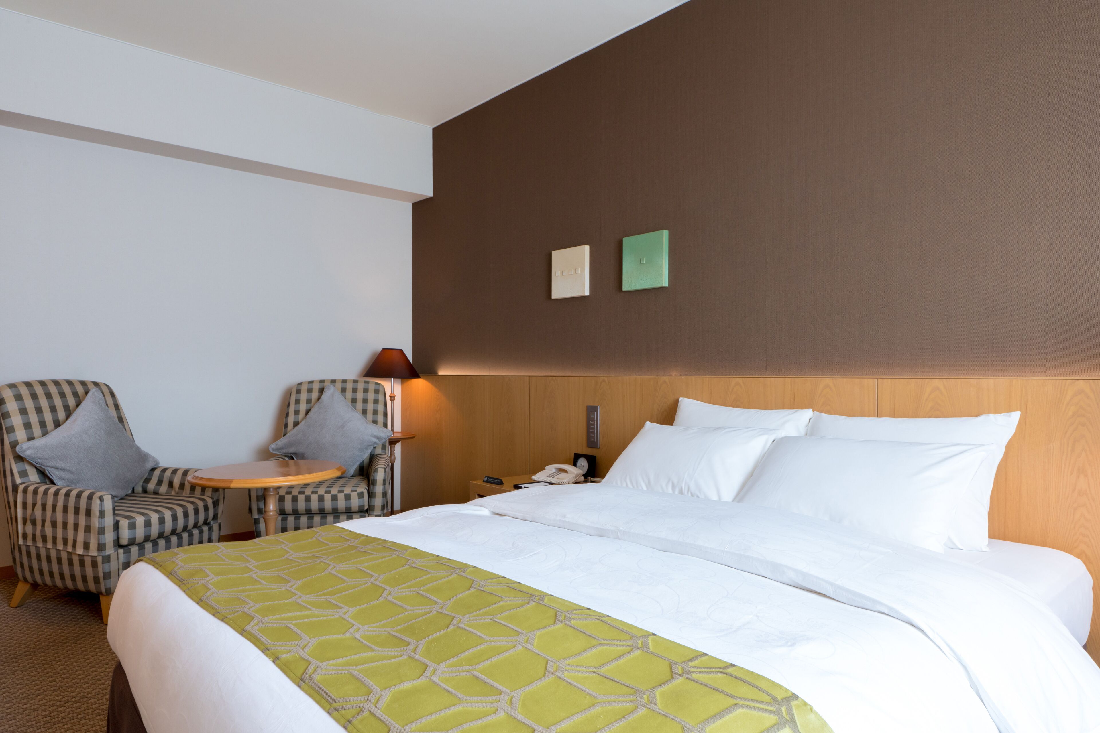 deluxe double room | down duvets, desk, blackout curtains, iron/ironing board