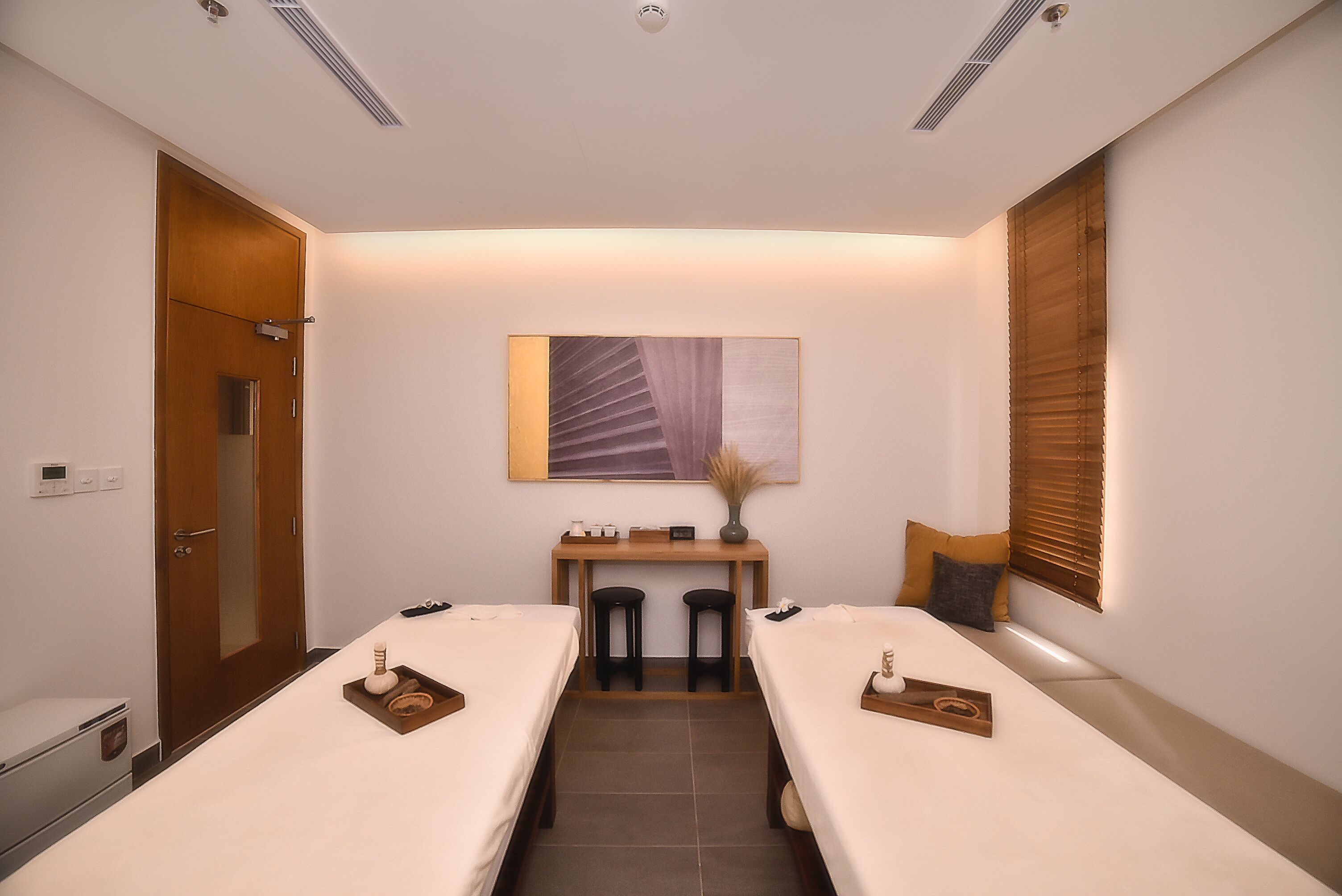 Body treatments, facials, manicures and pedicures, massages