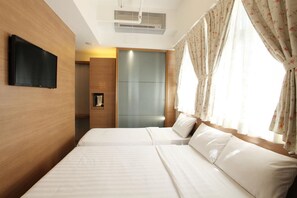 Familierom (Deluxe) | Skrivebord og kablet internett (inkludert)