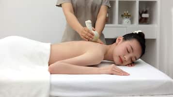 Tratamientos corporales, aromaterapia, masajes con piedras calientes