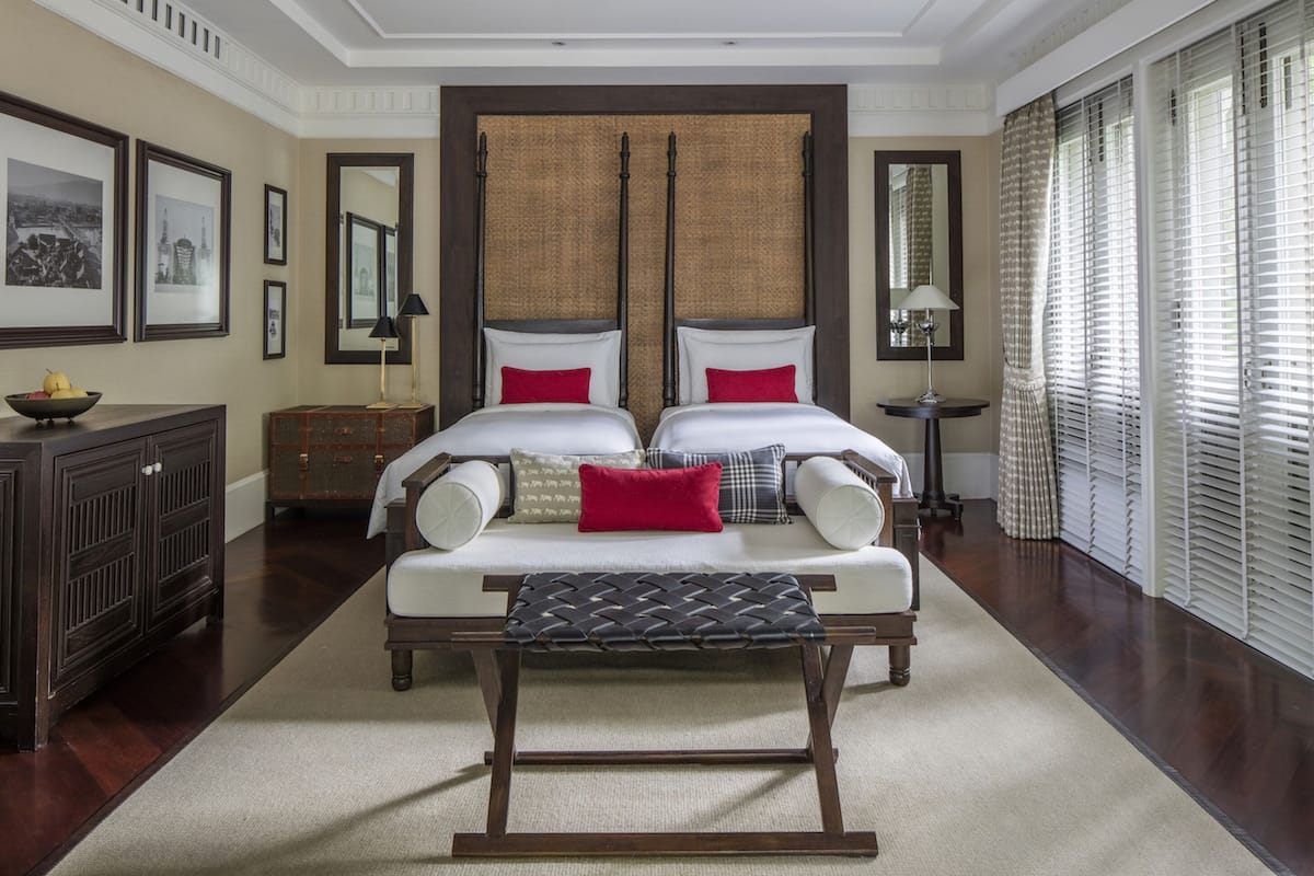 Ropa de cama de alta calidad y minibar