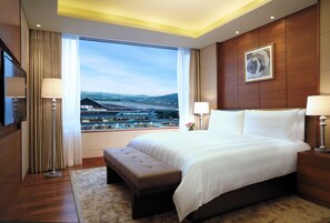 Down comforters, memory foam beds, in-room safe, individually decorated