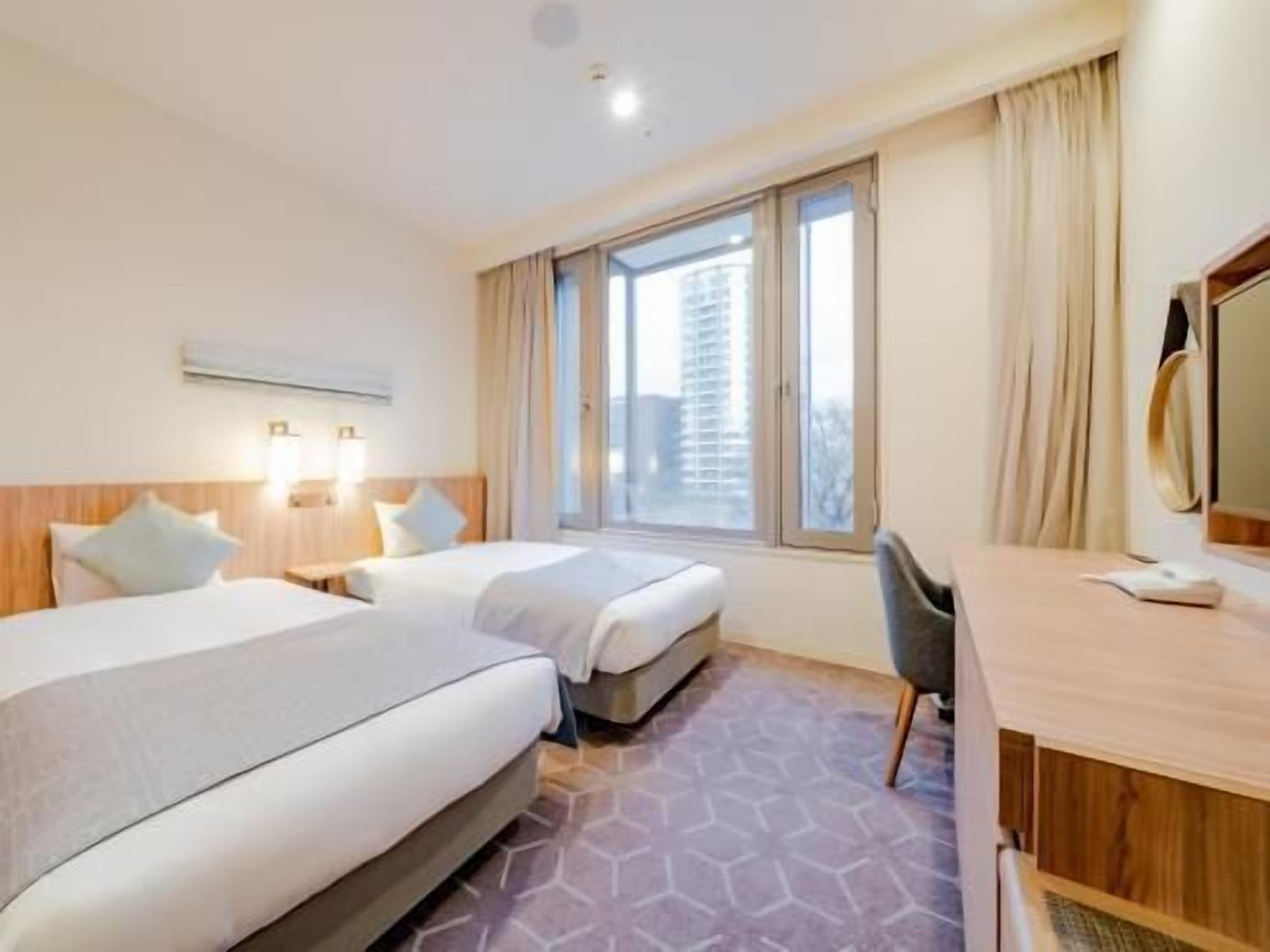 Down comforters, in-room safe, blackout drapes, iron/ironing board