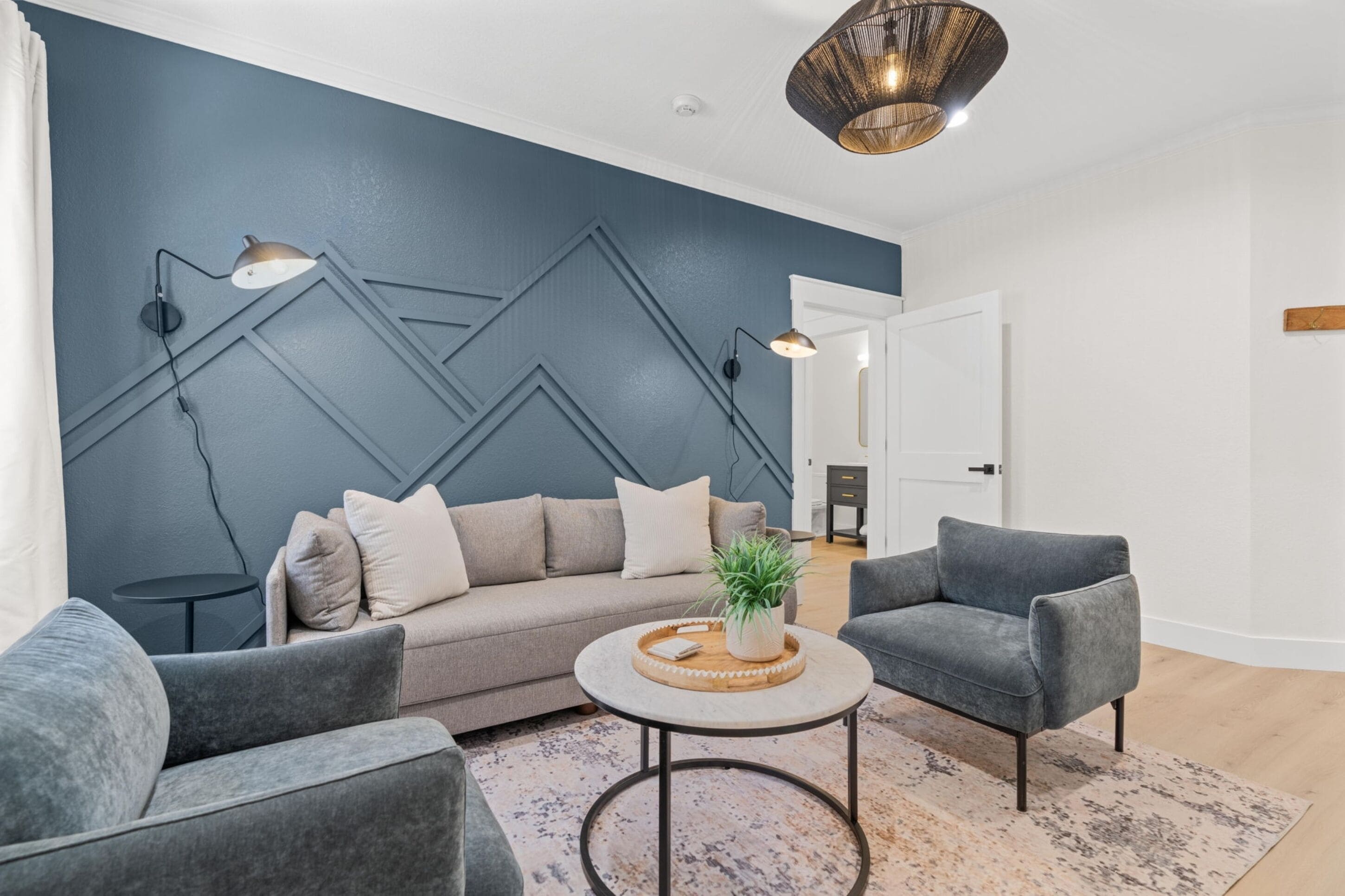 family double room | living area | 43-inch flat-screen tv with digital channels, tv, hulu