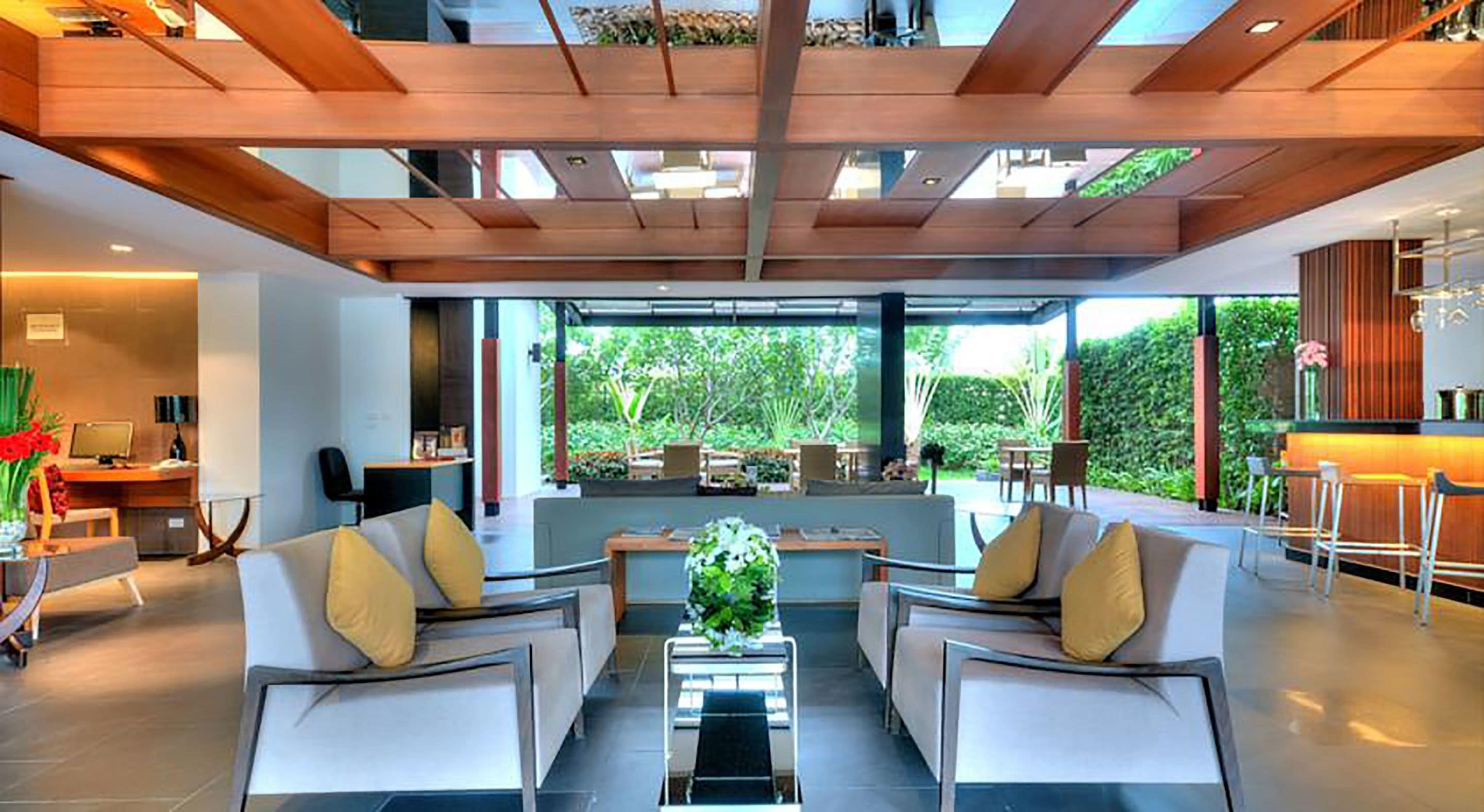 Zona de estar del vestíbulo