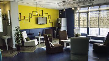 Sitteområde i lobbyen