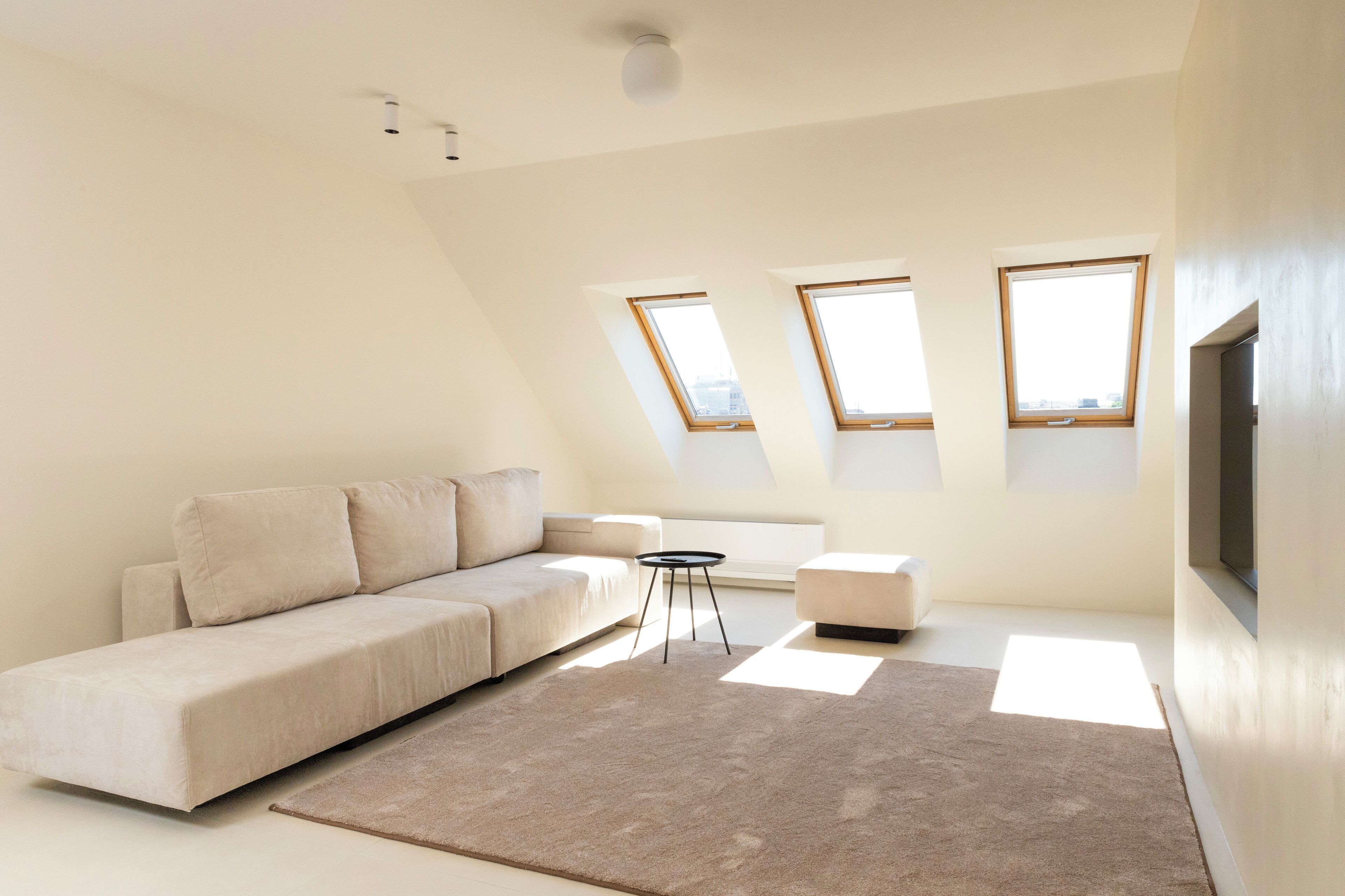 luxury apartment | living area | led tv