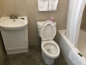 Hair dryer, towels