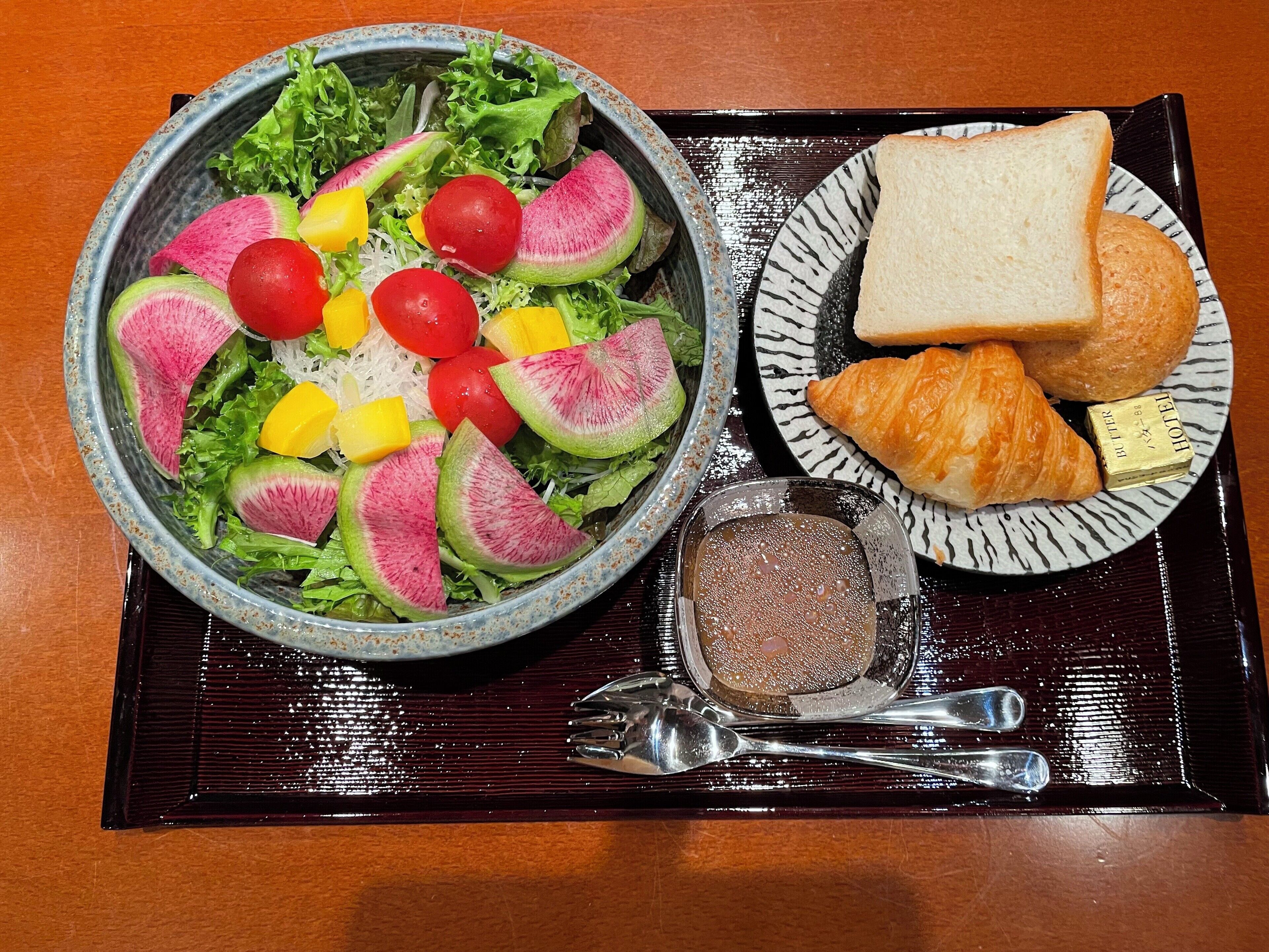 daily japanese breakfast (jpy 1650 per person)