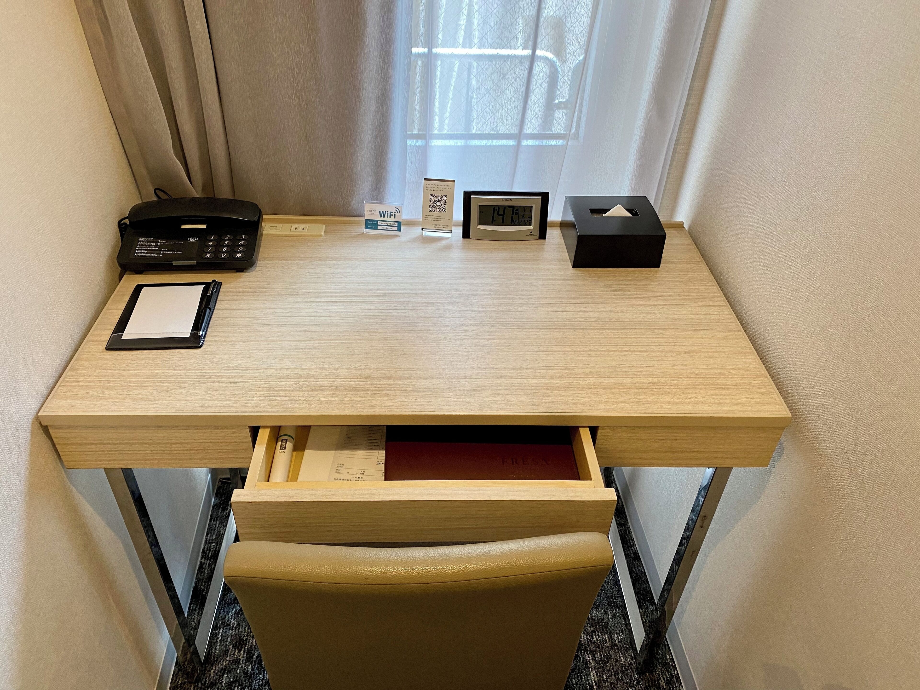 1 bedroom, down duvets, desk, blackout curtains