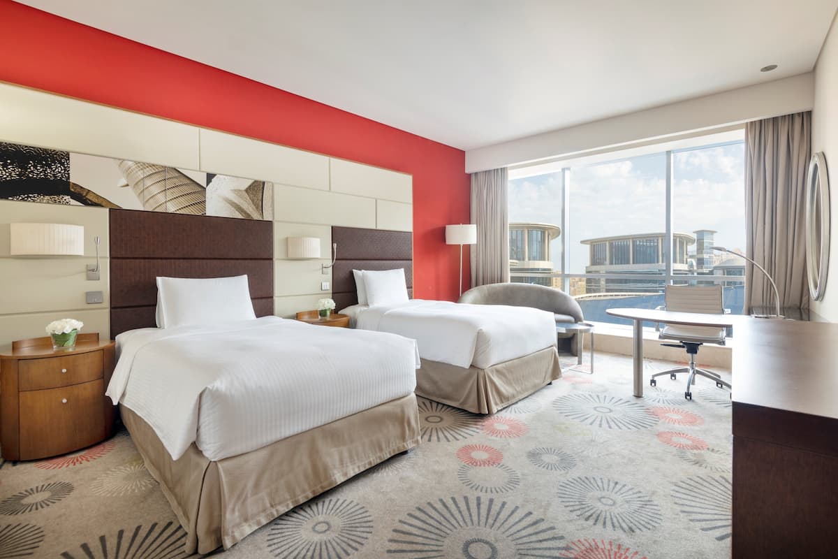 Ropa de cama de alta calidad y minibar