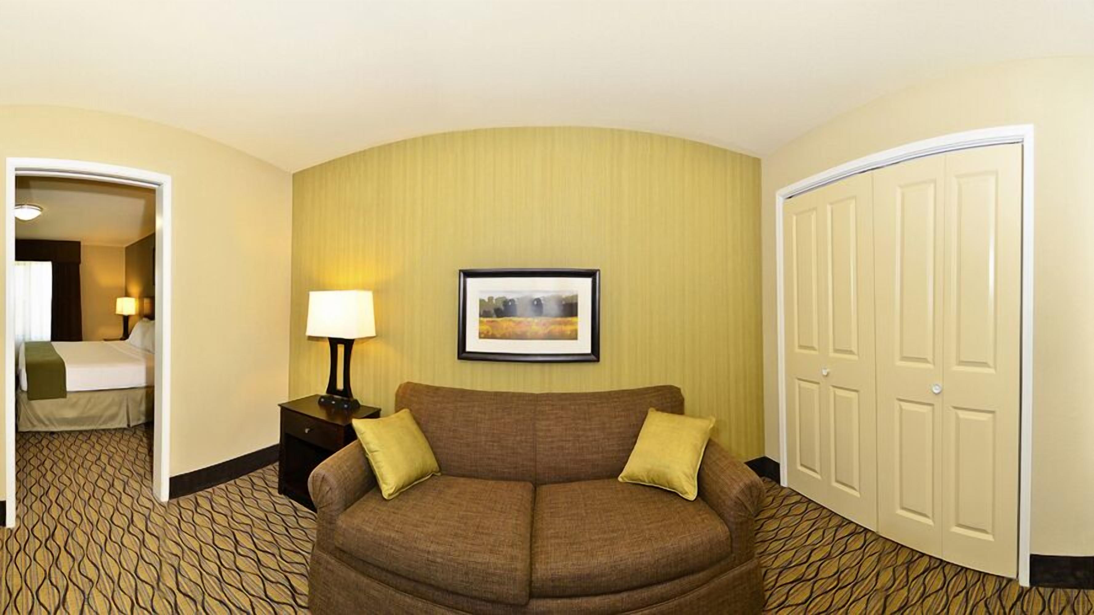 Suite, 1 King-Bett | Wohnbereich