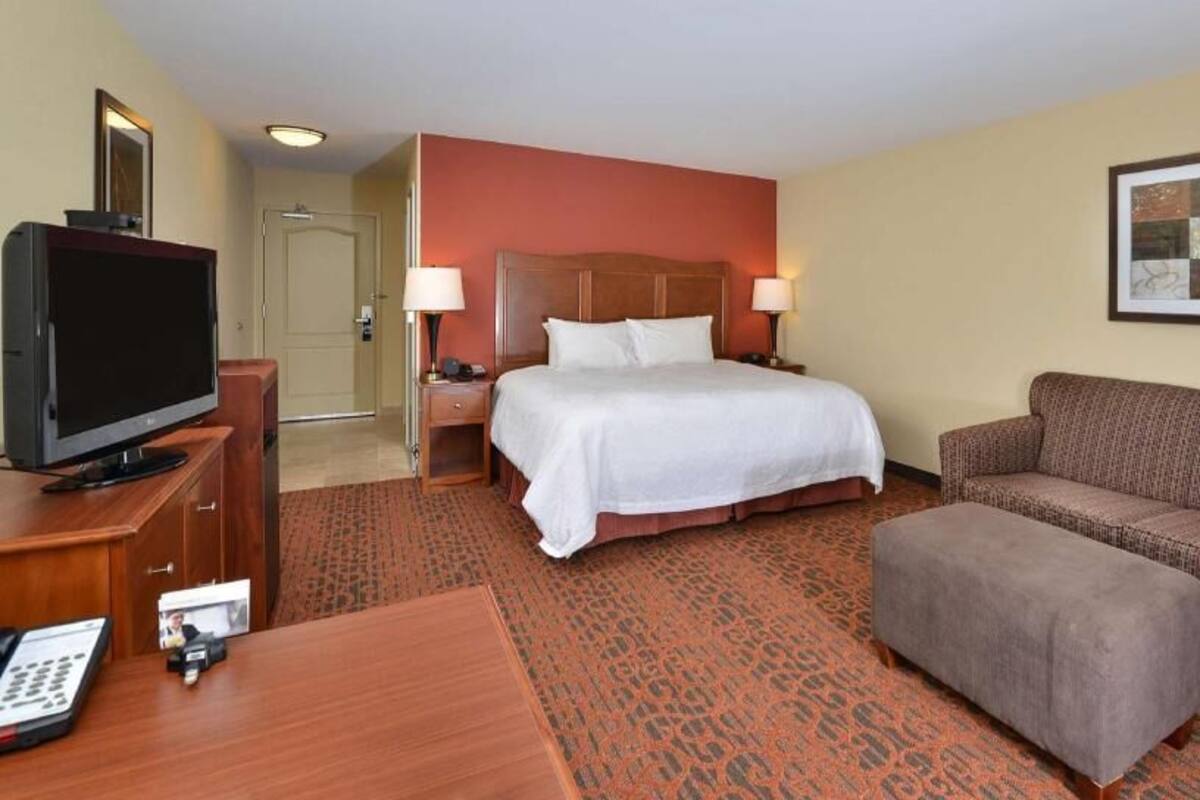 In-room safe, desk, blackout drapes, iron/ironing board