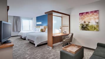 In-room safe, desk, laptop workspace, iron/ironing board
