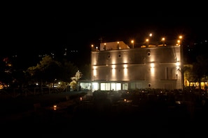 Front of property – evening/night