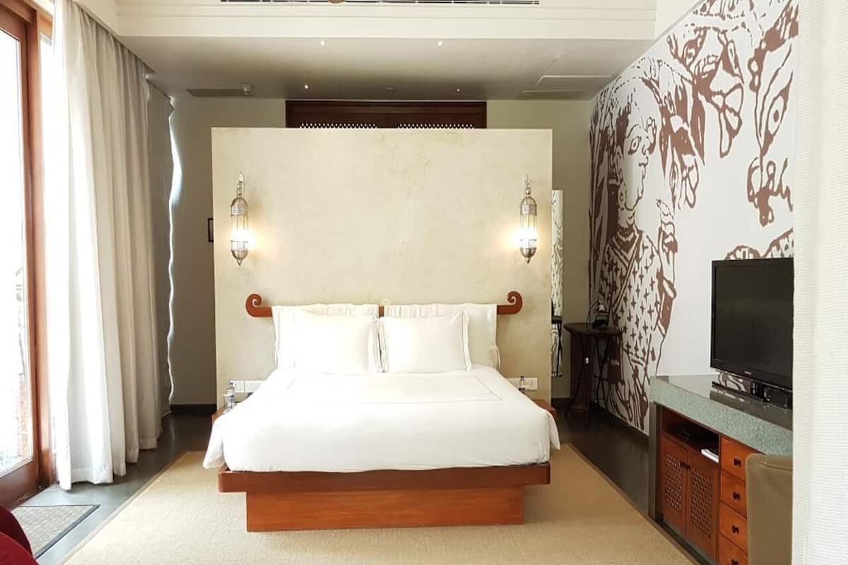 Chambre Deluxe, 1 trĂšs grand lit (Plunge Pool) | Minibar, coffre-fort, bureau