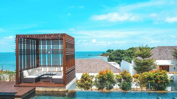 Villa | Utsikt mot strand/hav