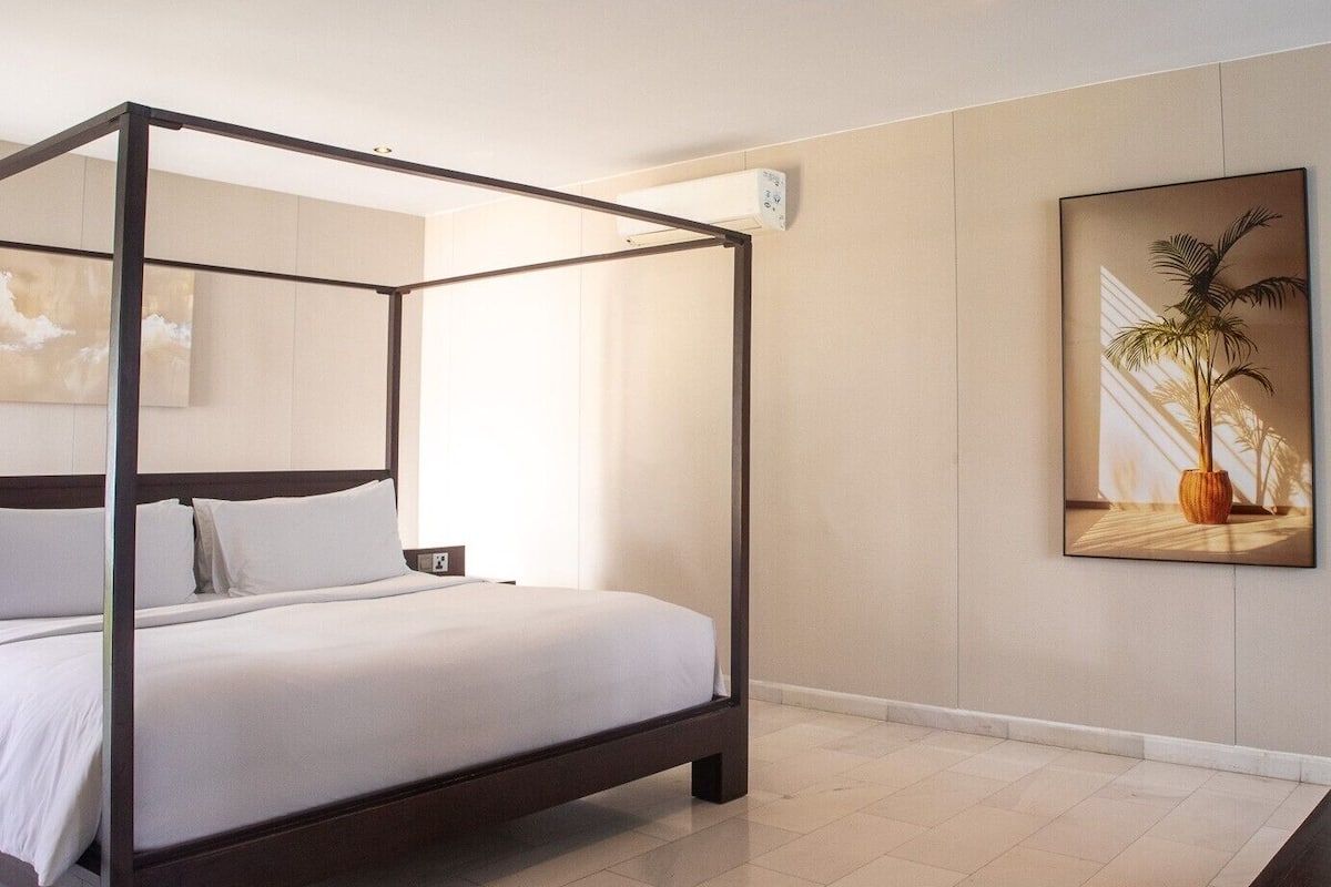 Ropa de cama de alta calidad, cubrecamas y colchones con pillow-top