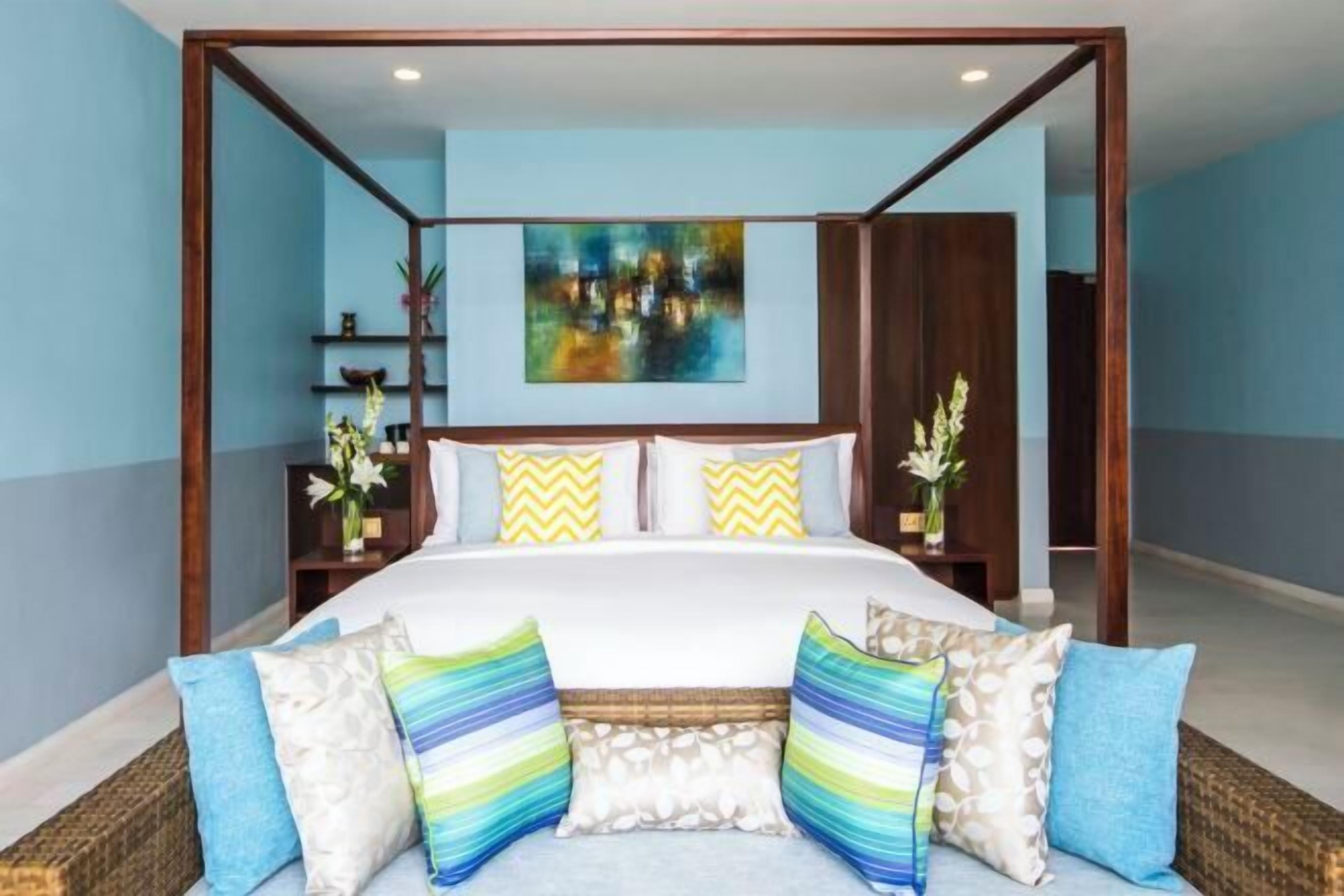 高級寢具、羽絨被、舒適加層、迷你吧