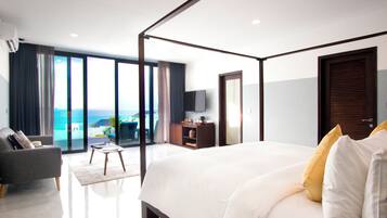 2 bedrooms, premium bedding, down duvets, pillow-top beds